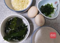 裙带海米鸡蛋汤(五分钟搞定的快手汤)的做法图解1