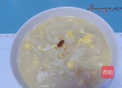 鸡蛋萝卜汤的做法图解4