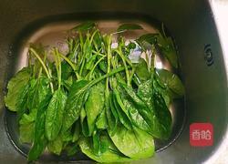 肉沫菠菜鸡蛋汤的做法图解2