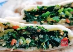 鸡蛋菠菜素合子的做法图解20