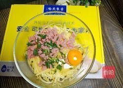 土豆丝鸡蛋饼的做法图解3