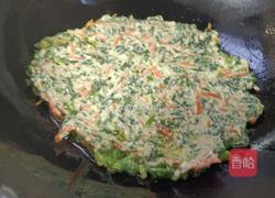 茼蒿鸡蛋卷的做法图解4