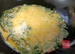 茼蒿鸡蛋卷的做法图解6