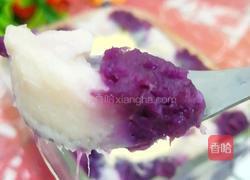 香芋紫薯布丁的做法图解16