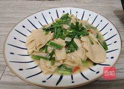 韭菜炒豆皮的做法图解9