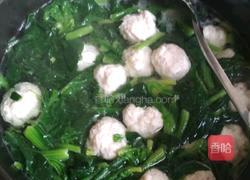 菠菜肉丸汤的做法图解11
