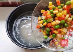 杂蔬鸡肉粥的做法图解4