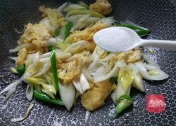 外婆菜大葱炒鸡蛋的做法图解8