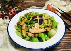 香菇炒小白菜