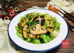 香菇炒小白菜的做法图解13