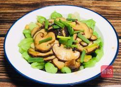 香菇炒小白菜的做法图解12