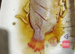 Illustration of how to make steamed rainbow sea bream 2