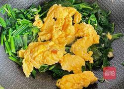 菠菜炒蛋的做法图解5