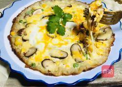 鸡蛋手抓饼披萨的做法图解10