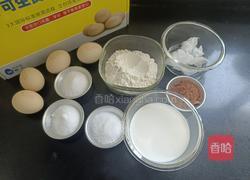 椰香零糖可可戚风蛋糕的做法图解1