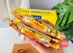 热压鸡蛋三明治的做法图解8