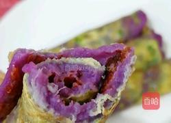 紫薯鸡蛋饼的做法图解14