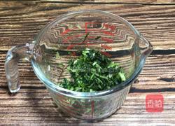 芥菜苗鸡蛋饼的做法图解3