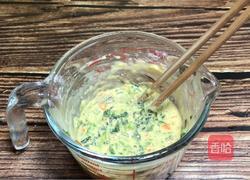芥菜苗鸡蛋饼的做法图解5
