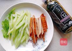 西芹炒香干的做法图解2