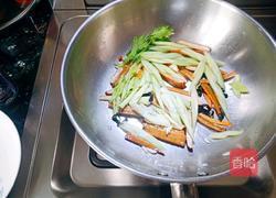 西芹炒香干的做法图解5