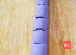 紫薯豆沙饼的做法图解4