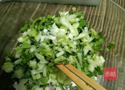小白菜鸡蛋饼的做法图解2