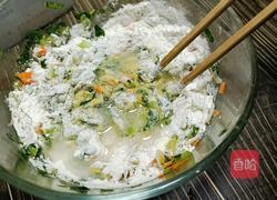 小白菜鸡蛋饼的做法图解5