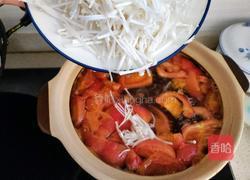 番茄金针菇蛋花汤的做法图解5