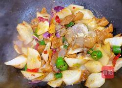 家庭版肥肠萝卜干锅(1-2人份)的做法图解6