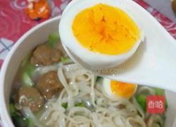 肉丸鸡蛋手擀面的做法图解14