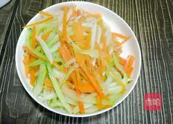 Illustration of making spicy and sour three shredded shreds 7