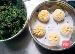 荠菜肉馅南瓜包子的做法图解5