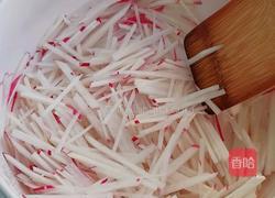 萝卜丝手擀面的做法图解3