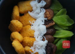 韩式部队素火锅的做法图解6