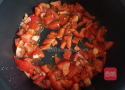 不加一滴水の番茄鸡的做法图解3