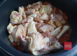 不加一滴水の番茄鸡的做法图解6