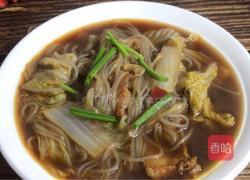 白菜炖粉条的做法图解14
