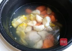 马蹄玉米鸡腿汤的做法图解8