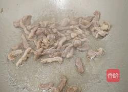 茭白炒肉的做法图解7