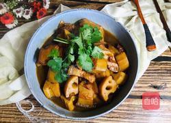 红烧肉炖莲藕的做法图解10