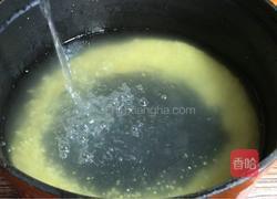 小白菜香菇粥的做法图解2