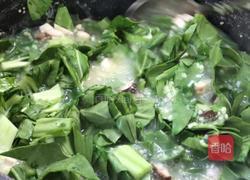 小白菜香菇粥的做法图解7