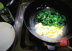 莴笋叶炒鸡蛋的做法图解6