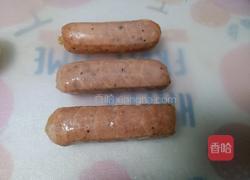 口蘑烤肠拼盘的做法图解2