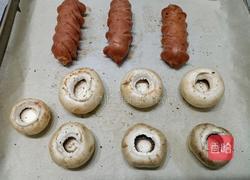 口蘑烤肠拼盘的做法图解6