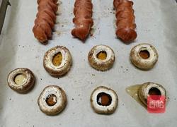 口蘑烤肠拼盘的做法图解7