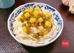 土豆豇豆角打卤面的做法图解14