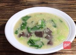 猪血小米粥的做法图解9
