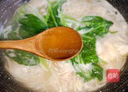 菠菜肉丸鸡蛋面的做法图解6
